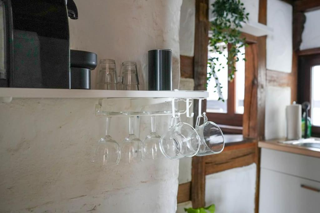 Charmante Fachwerk Wohnung Mit Terrasse In Der Altstadt Coblença Exterior foto